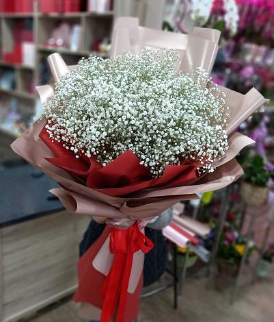 Букет цветов из: Гипсофила в Шамилькале