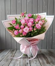 Букет Розовый кустик в Шамилькале