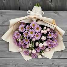 Букет цветов из:  Розы и Хризантемы #REPLACE_PRED# Шамилькале
