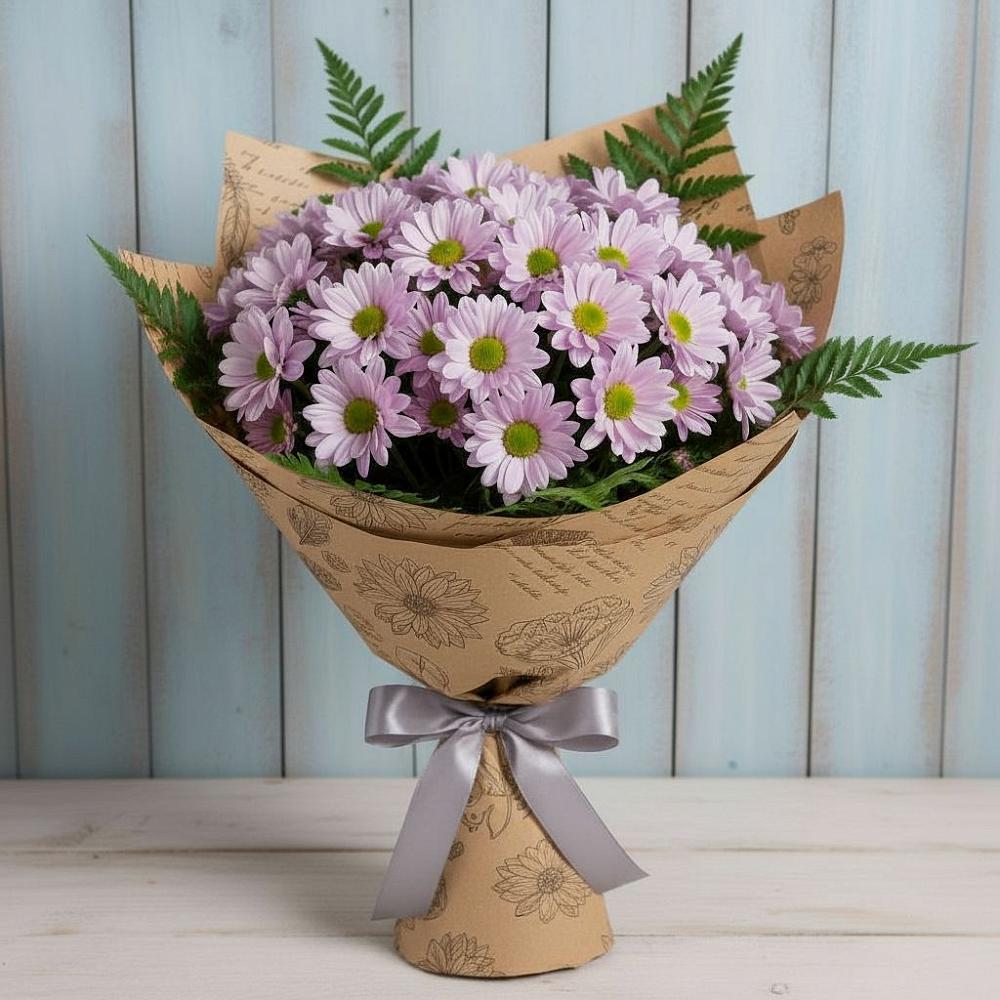 Букет цветов из: Хризантемы в Шамилькале