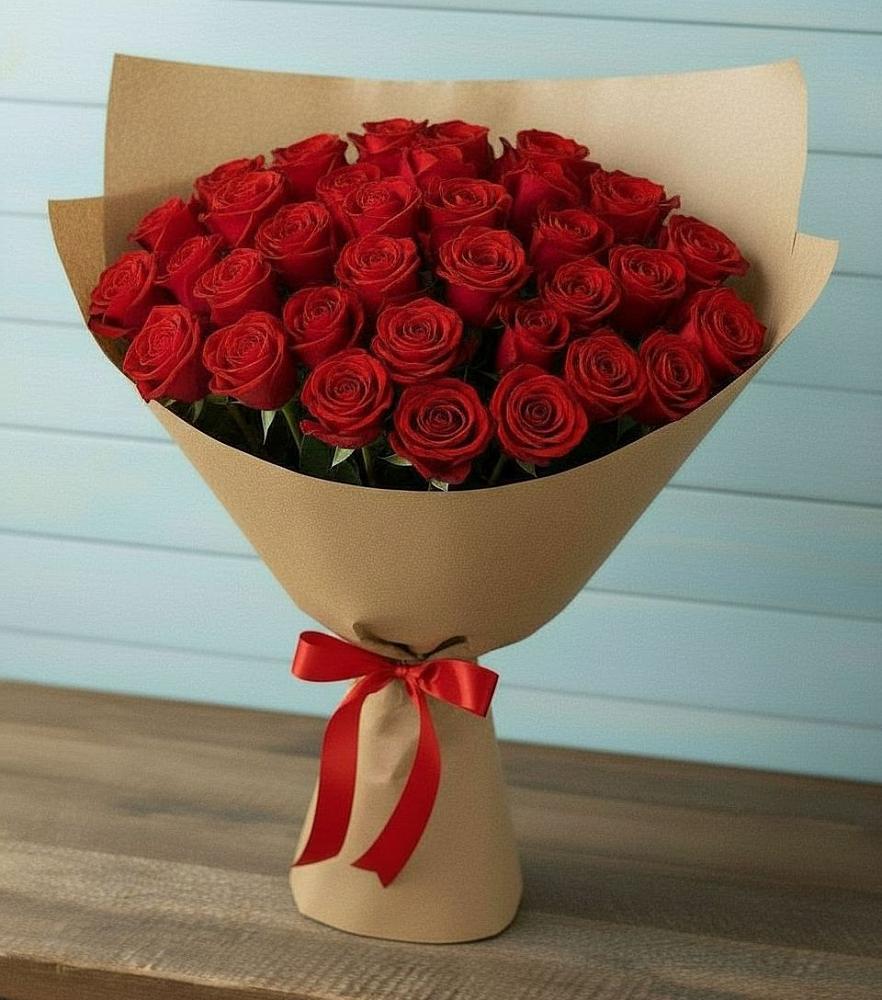 Букет Красные розы Милано в Шамилькале