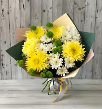 Букет цветов из:  Хризантемы #REPLACE_PRED# Шамилькале
