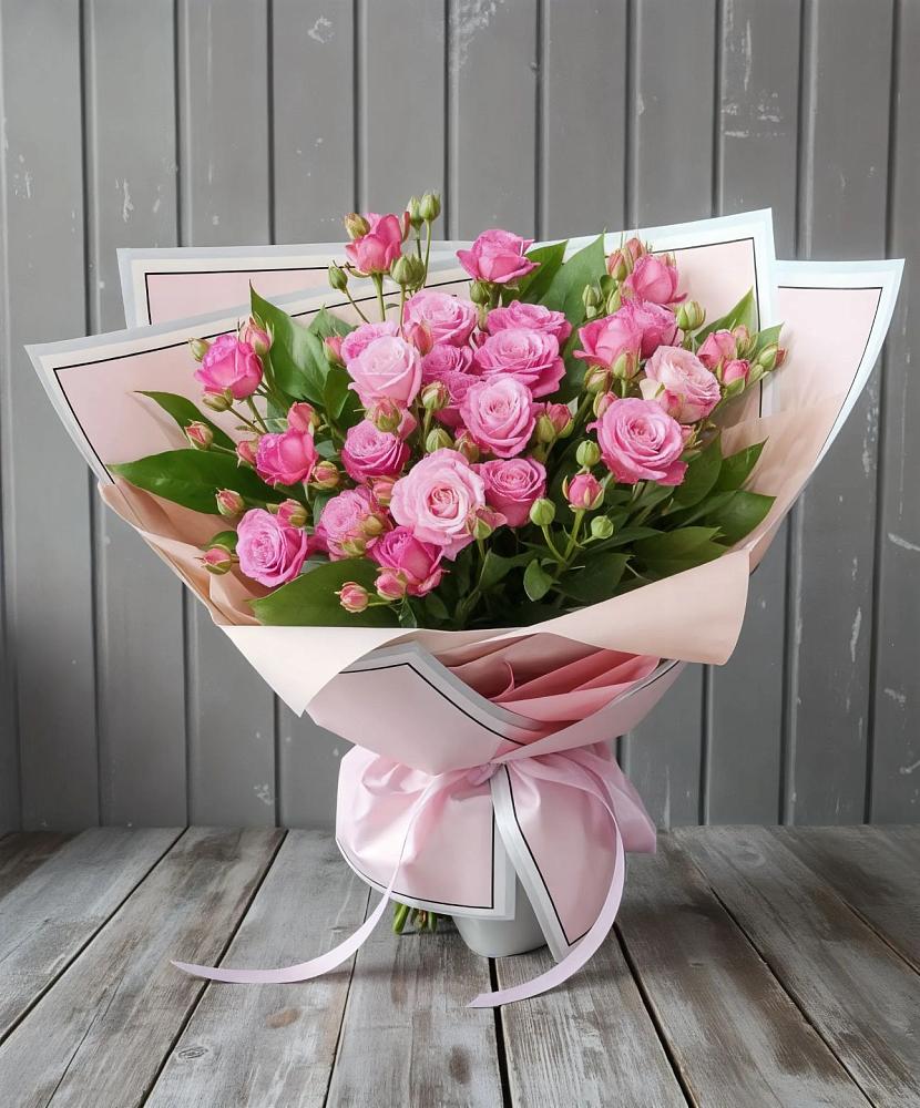 Букет Розовый кустик в Шамилькале