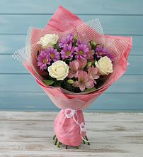 Букет цветов из:  Герберы #REPLACE_PRED# Шамилькале