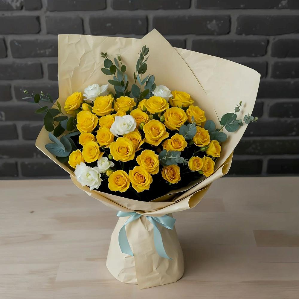 Букет цветов из: Розы в Шамилькале