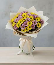 Букет цветов из:  Хризантемы #REPLACE_PRED# Шамилькале