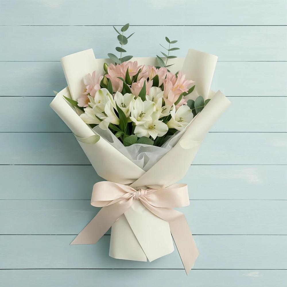 Букет цветов из: Альстромерии в Шамилькале