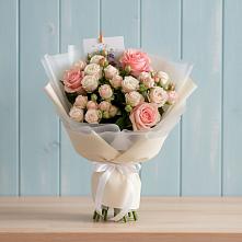 Букет цветов из:  Розы #REPLACE_PRED# Шамилькале