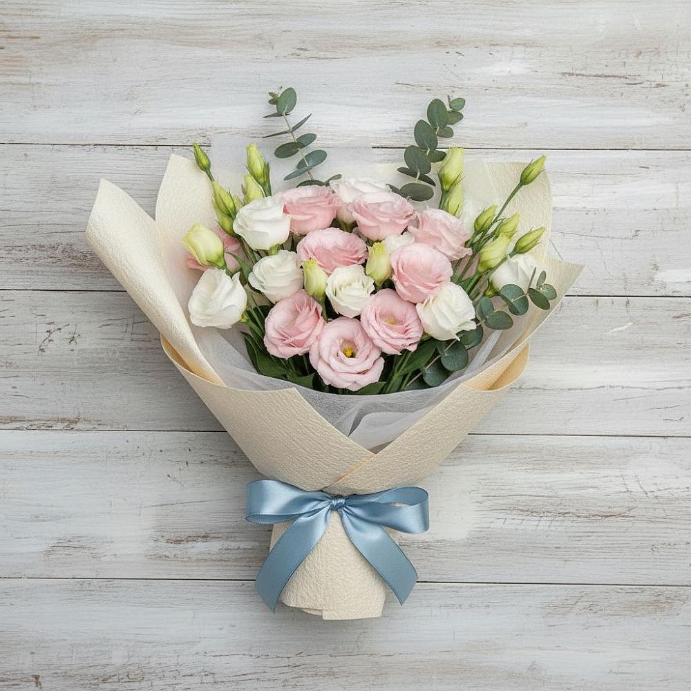 Букет цветов из: Лизиантусы в Шамилькале